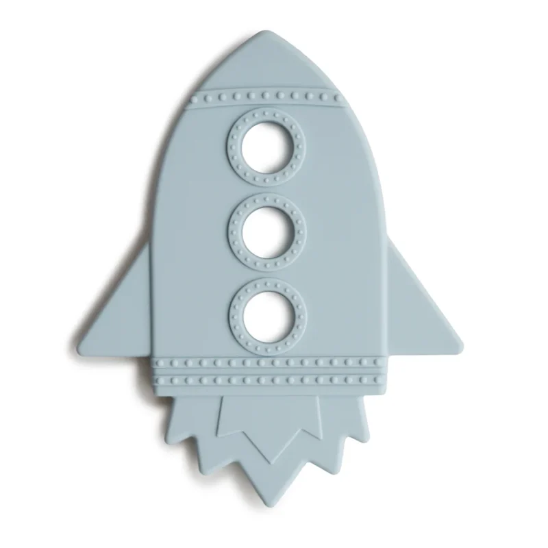 Mushie Silikoninis kramtukas - Raketa - cloud