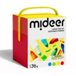 Mideer - Vienpusiai nuplaunami flomasteriai - 36 Spalvos