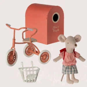 Maileg pelytės dviratininkės rinkinys