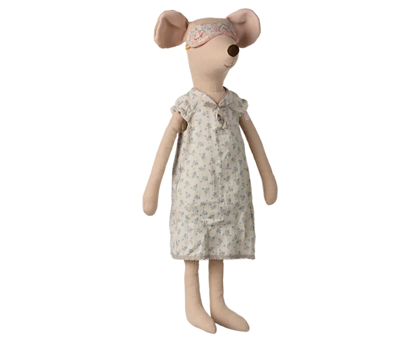 Maileg Maxi pelė 49cm - Nightgown