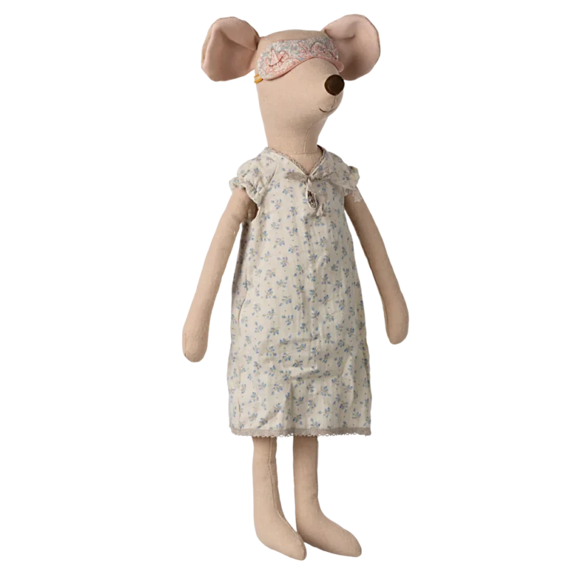 Maileg Maxi pelė 49cm - Nightgown