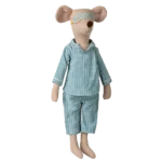 Maileg Maxi pelė 49cm - Pyjamas
