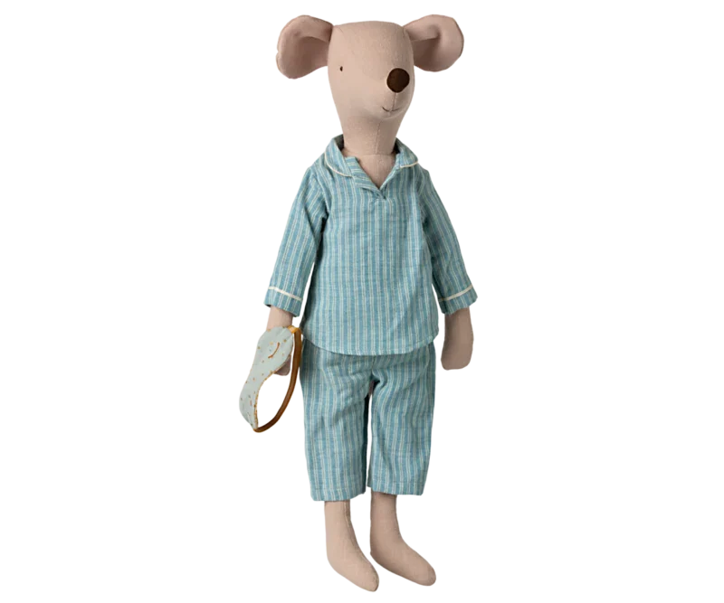 Maileg Maxi pelė 49cm - Pyjamas - Image 2