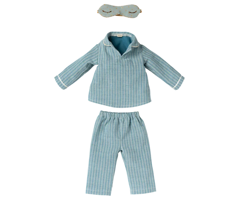 Maileg Maxi pelė 49cm - Pyjamas - Image 4