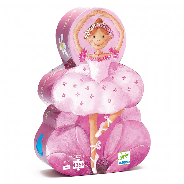 Djeco Siluetų dėlionė - Balerina (36 detalių)