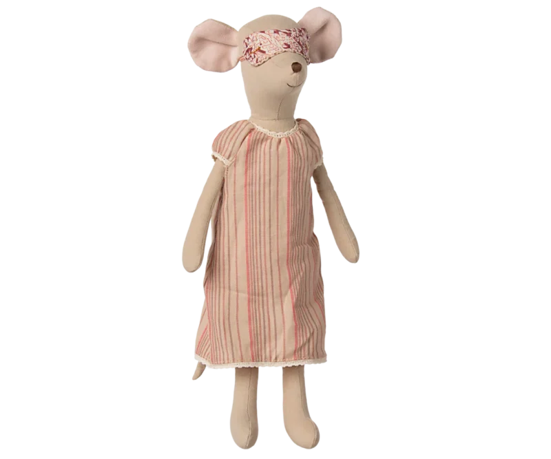 Maileg Medium pelė 33cm - Nightgown - Image 3