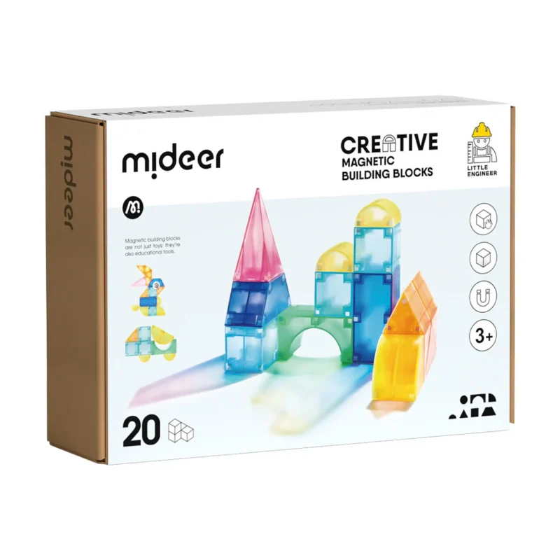 Mideer - Magnetinis konstruktorius Geometrija – 20 dalių