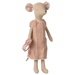 Maileg Medium pelė 33cm – Nightgown