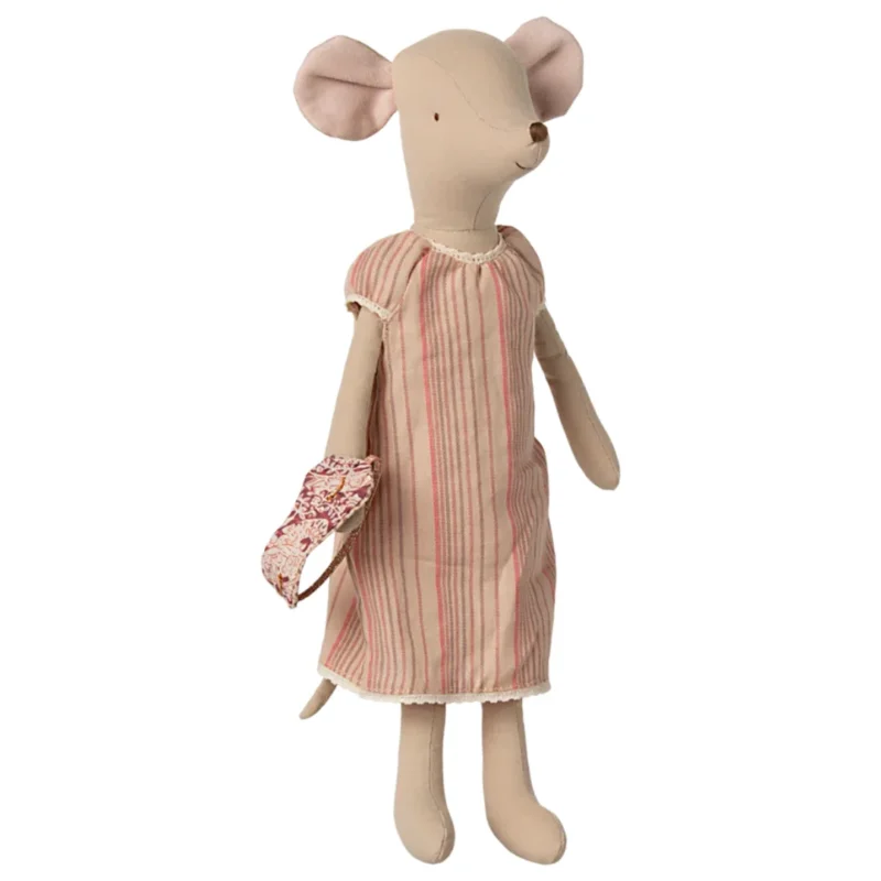 Maileg Medium pelė 33cm - Nightgown