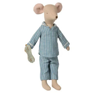 Maileg Medium pelė 33cm – Pyjamas