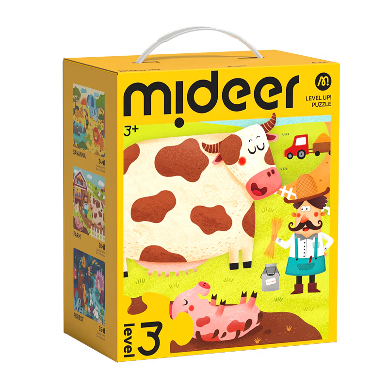 Mideer - Level Up dėlionių rinkinys – 3 lygis Pasaulis aplink mus