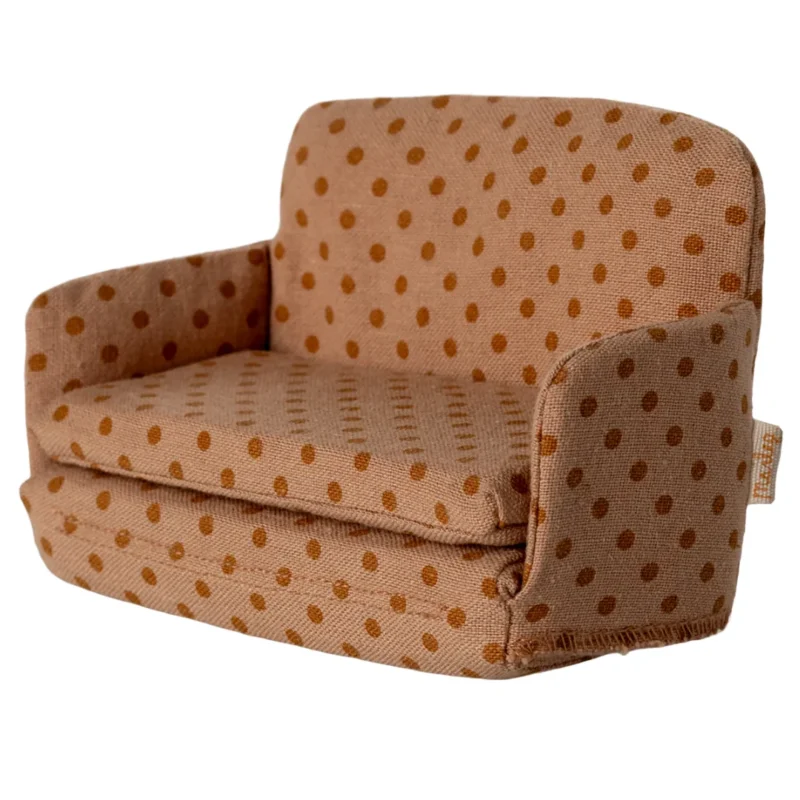 Maileg peliukų sofa/lova - Dots