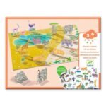 Djeco Daugkartiniai lipdukai - Daugkartiniai 3D lipdukai - Gyvūnai