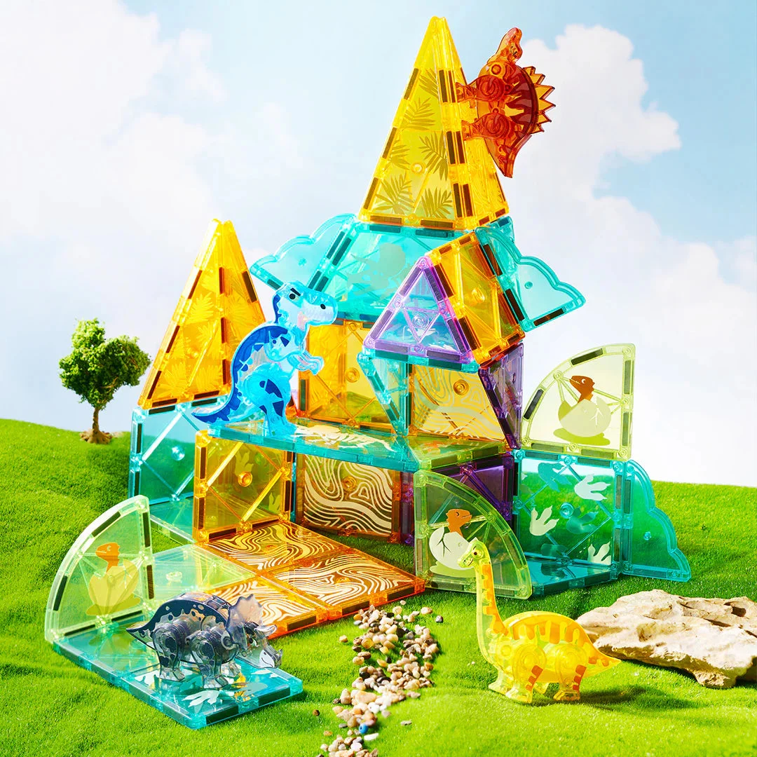 Mideer - Magnetinis konstruktorius – Dinozaurai – 48 dalių - Image 5