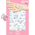 Djeco Tatuiruotės - Vienaragiai (50+ tatuiruočių)