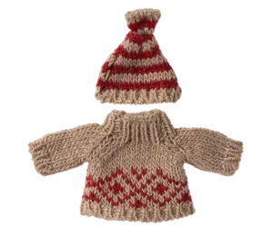 Maileg megztinio ir kepurės rinkinys mamai
