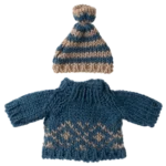 Maileg megztinio ir kepurės rinkinys tėčiui