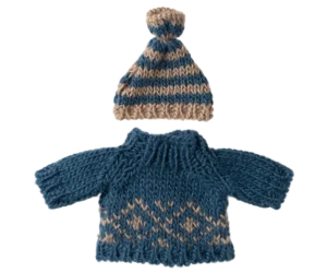 Maileg megztinio ir kepurės rinkinys tėčiui
