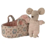 Maileg lopšys su kūdikiu - Rose