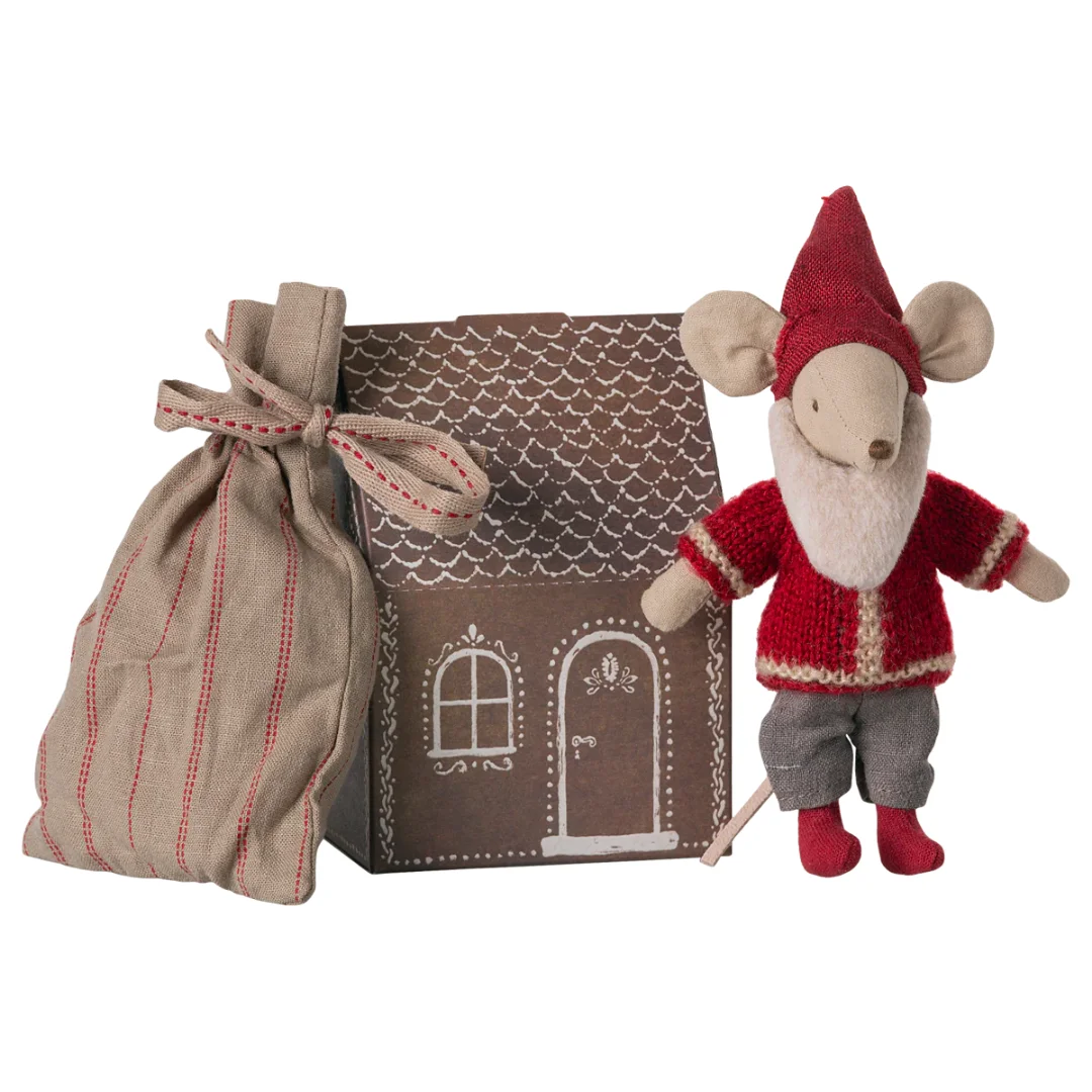 Maileg peliukas Kalėdų Senelis