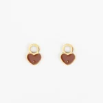 Mrs Ertha pakabukai auskarams - Tiny Heart