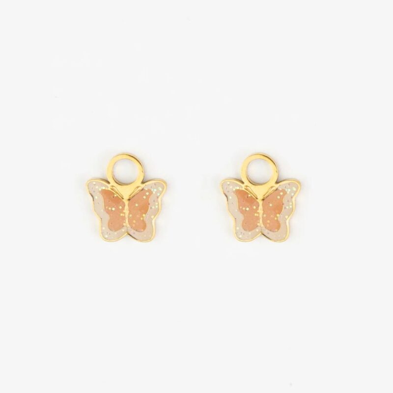 Mrs Ertha pakabukai auskarams - Glitter Butterfly