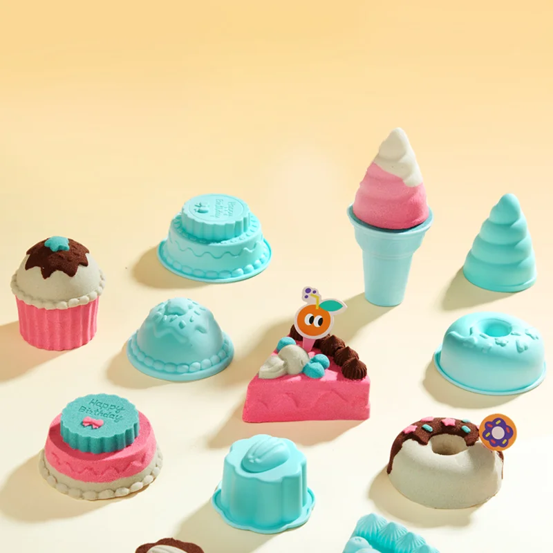 Mideer sensorinio smėlio žaidimų rinkinys - desertų klubas - Image 3