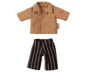 Maileg peliuko drabužiai – marškiniai ir kelnės tėčiui