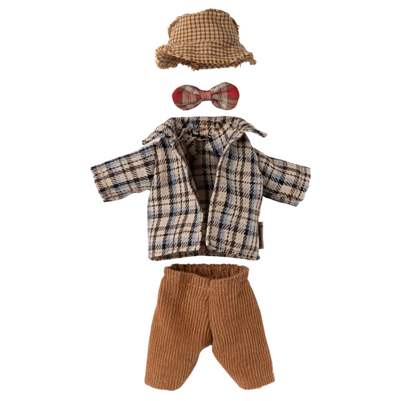 Maileg peliuko drabužiai - senelio apranga