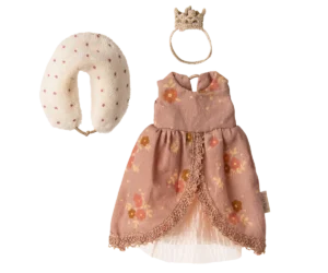 Maileg peliuko drabužiai – karalienės suknelė mamai