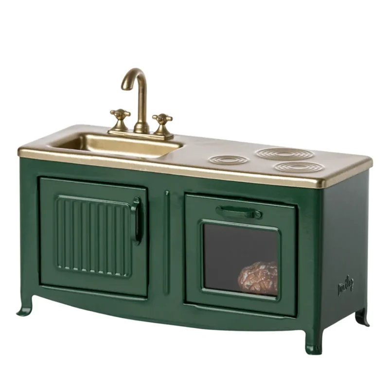 Maileg peliukų virtuvė - Dark green