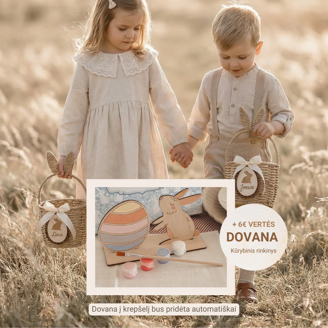 Velykinis krepšelis su vaiko vardu - Image 3