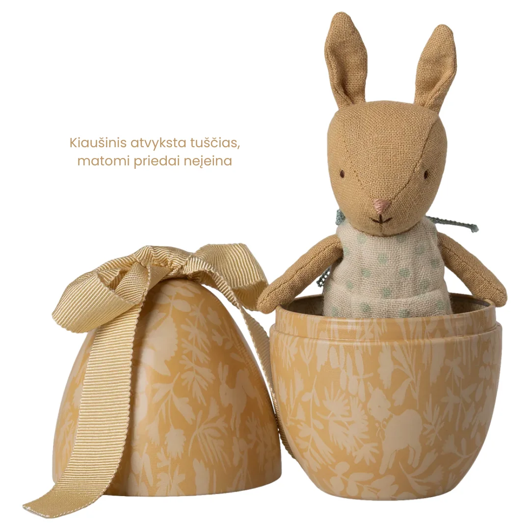 Maileg Velykinis kiaušinis small - Cream yellow
