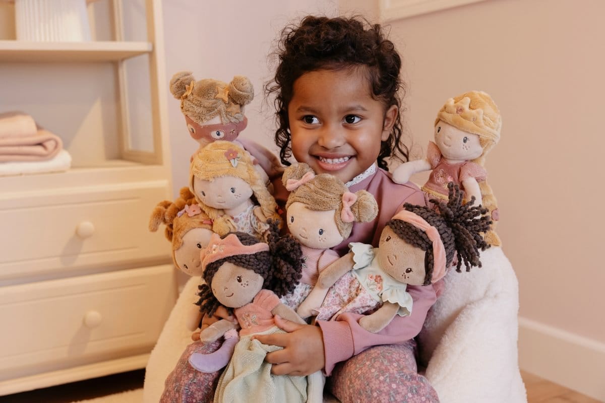 Little Dutch pliušinė lėlė - Rosa - Image 6