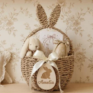 Velykinis krepšelis su vaiko vardu