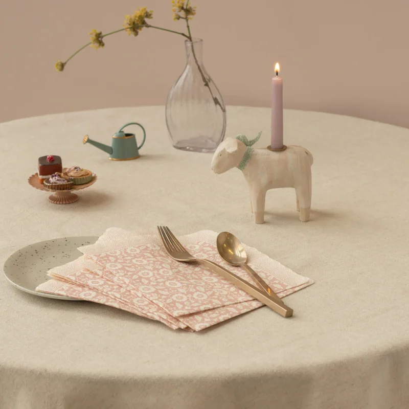 Maileg servetėlės Flowers - Powder