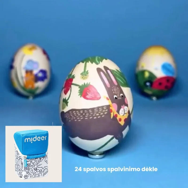 Mideer - Akriliniai markeriai su minkštu antgaliu spalvinimo dėkle - 24 spalvos