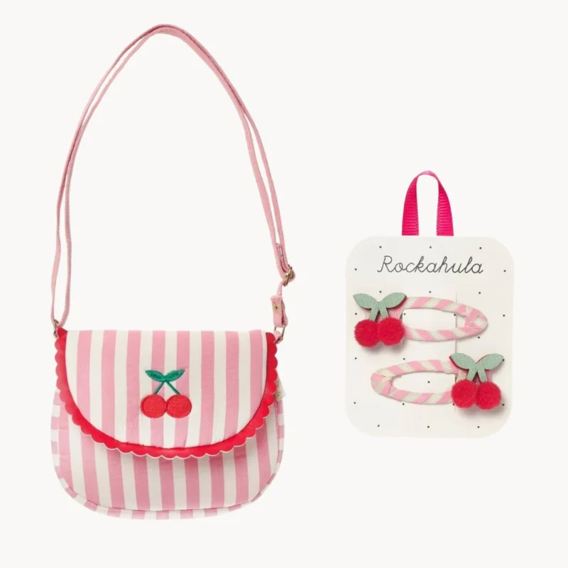 Vaikiškas rankinukas su vyšniomis