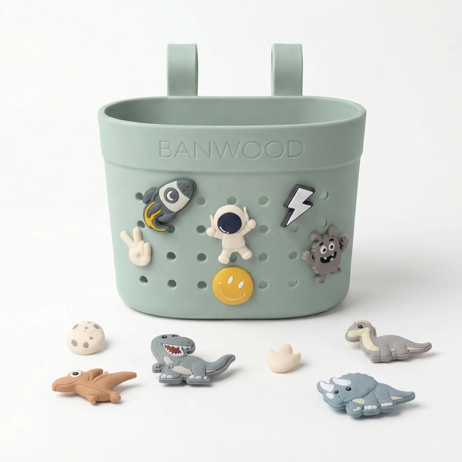 Banwood krepšelio ženkliukų rinkinys - Space & Dinosaurs - Image 6