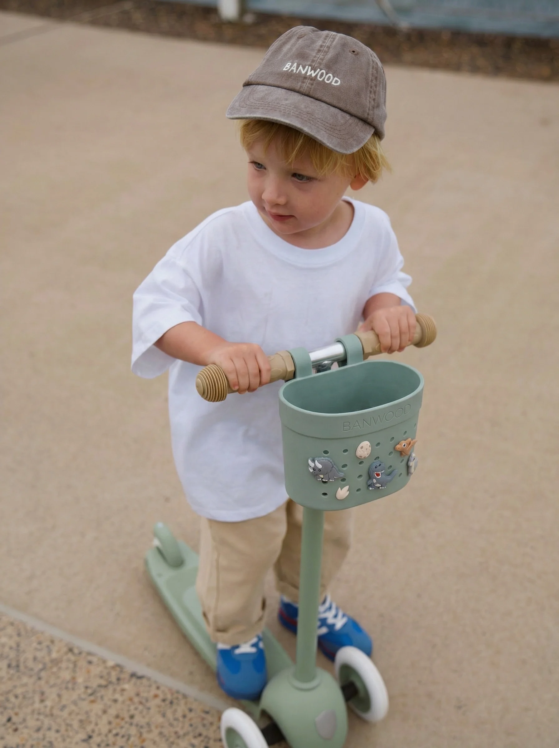 Banwood krepšelis paspirtukui ir dviračiui - Teal - Image 2