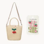 Vaikiškas rankinukas su vyšniomis